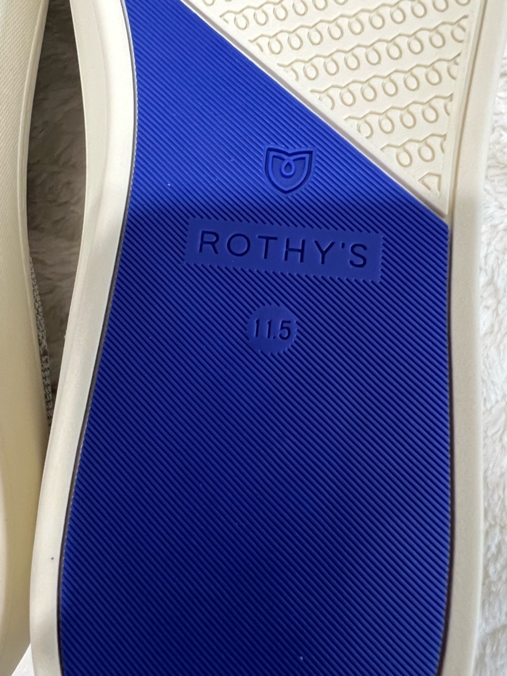 Rothy’s The Slip On Sneaker Diamond Twill Knit Sneakers NIB Women’s 11.5 New Box - Picture 9 of 11